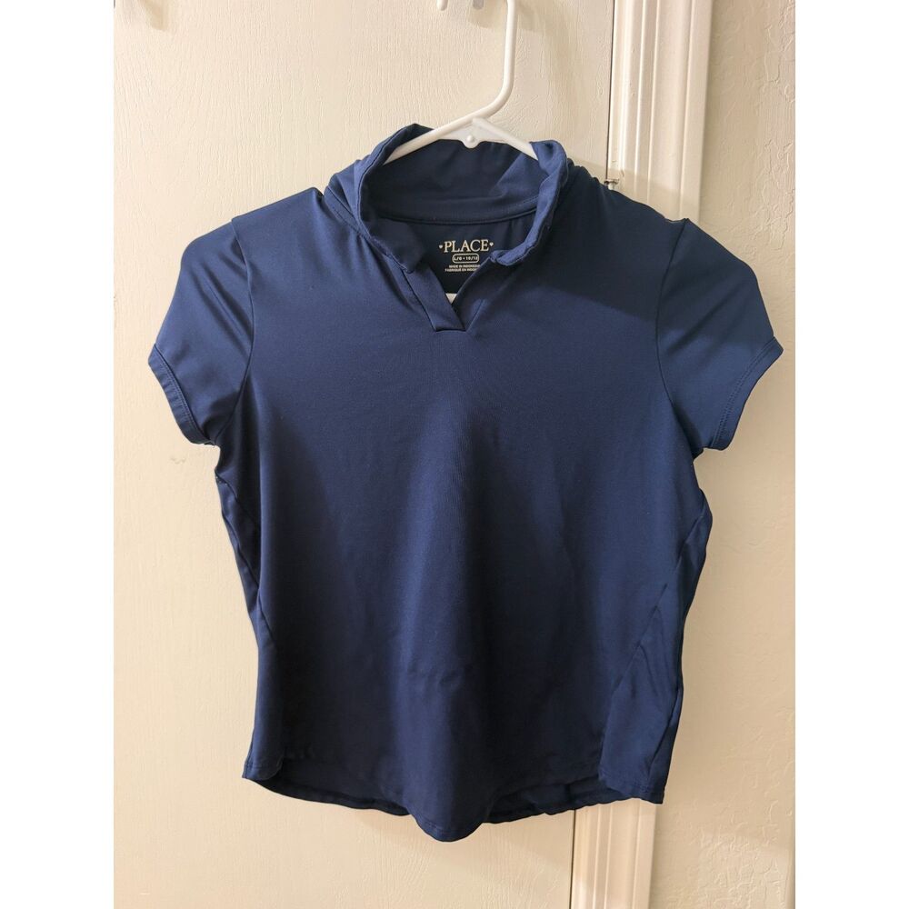 3 shirt bundle, Children's Place Girls no-button polos, school uniforms, size L